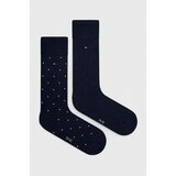 Tommy Hilfiger Čarape 2-pack za muškarce, boja: tamno plava | shoptok.hr