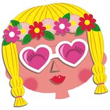Janod magnetska knjigica girl's crazy faces | shoptok.hr