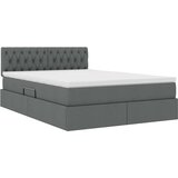  Krevet s madracem i skladištem Tamno siva 140 x 190 cm | shoptok.hr