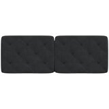  Jastuk za uzglavlje crni 120 cm baršunasti | shoptok.hr