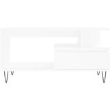  Stolić za kavu bijeli 90 x 49 x 45 cm od konstruiranog drva | shoptok.hr