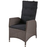 Garden Pleasure Tamno siva vrtna stolica od umjetnog ratana Braga - | shoptok.hr