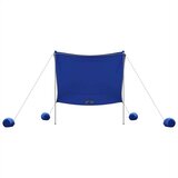 vidaXL Nadstrešnica za plažu s pješčanim sidrima plava 214 x 236 cm | shoptok.hr