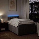 vidaXL Box spring postelja z vzmetnico taupe 120x190 cm blago, (21305355) | Shoptok.si