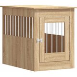 Namještaj s kavezom za pse boja hrasta sonome 55x80x68cm drveni | Eponuda.com