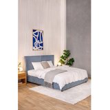 Bonami Selection Modra oblazinjena zakonska postelja s prostorom za shranjevanje z letvenim dnom 160x200 cm Myra Bold – | Shoptok.si