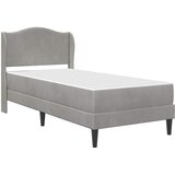  Krevetna konstrukcija 2 pcs Svjetlosiva 90 x 190 cm Baršun | shoptok.hr