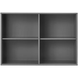 Hammel Furniture Antracitno siv stenski regal 89x61 cm Mistral – | Shoptok.si