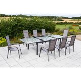 Gardenson Vrtni Set Trivero, 9-Delni, Raztegljiva Miza | Shoptok.si