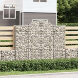  Obokane gabion košare 18kosi 200x50x160/180 cm pocinkano železo, (20981922) | Shoptok.si