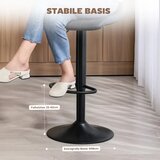  Set od 2 barske stolice u retro stilu s osloncem za noge podesiva visina 43 cm x 49 5 cm x 111 cm | shoptok.hr