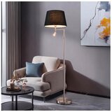 Brilagi LED Stojeća lampa CERIA 1xE27/60W/230V + LED/2,1W matni hrom/crna Cene