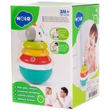 Hola edukacijska igračka šarena piramida jednorog | shoptok.hr