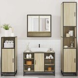 vidaXL 4-dijelni set kupaonskog namještaja boja hrasta sonome drveni | shoptok.hr
