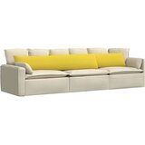  Jastučići za sofu 2 pcs Svijetlo žuta 200 x 40 cm tkanina | Eponuda.ba