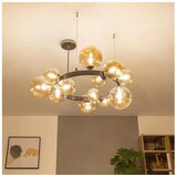  Brilagi - LED luster na sajli MILLA 15xG9/3W/230V crni hrom/zlatni | Eponuda.com