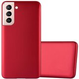 Cadorabo Ohišje, združljiv s Samsungom v kovinsko rdeči - zaščitni pokrov, narejen iz fleksibilnega silikona TPU, (20588578) Cene