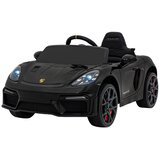  Licencirani Porsche 718 Spyder RS dječji automobil na akumulator s MP4 zaslonom, crni | shoptok.hr