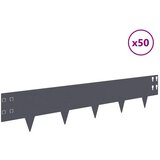  Ograda oko Travnjaka 50 kom. 100 x 20 cm Čelik Antracit - Antracit 50 20 cm | shoptok.hr