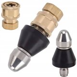 Rosfix Jetclear Fix 7X Šoba Za Kalizacjacijo – 7 Odprtin, 1/4" Navoj, Nerjaveče Jeklo | Za Čiščenje Cevi In Odtočnih Cevi, (5000222827) | Shoptok.si