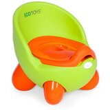 ECO TOYS WC daska za djecu, uložak koji se može izvaditi, nogice koje se ne kližu, zelena, | shoptok.hr