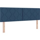 Box Postelja z vzmetnico z vzmetnico Modra 140 x 190 cm blago, (5000127587) | Shoptok.si