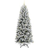 vidaXL Umjetno božićno drvce s stalakom Bijelo 93 x 93 x 240 cm | shoptok.hr