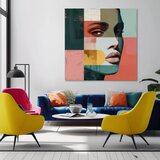  Elegantna slika ženskog pogleda na svijet | shoptok.hr