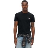 Superdry Majica 'Essential' črna / bela | Shoptok.si