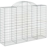  Lučne gabionske košare 12kom 200x50x140/160cm pocinčano željezo | shoptok.hr