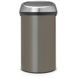 Brabantia Koš za smeti 60 L, bronasto siv | Shoptok.si