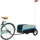 Prikolica za bicikl crno-plava 30 kg željezna | shoptok.hr