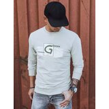 DStreet Bluza męska z nadrukiem beżowa Cene