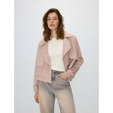 Reserved - Jakna od umjetne brušene kože - prljavoroza | shoptok.hr