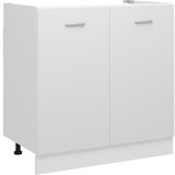 vidaXL Spodnja omarica za umivalnik bela 80x46x81,5 cm iverna plošča, (20621276) Cene