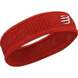 Compressport THIN HEADBAND ON/OFF Funkcionalna traka za kosu, crvena, veličina