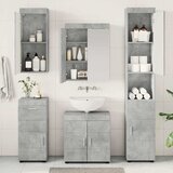 Set namještaja za kupaonicu TULUM 5 pcs Betonski sivi | shoptok.hr