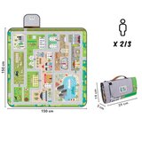  PODLOGA ZA PIKNIK I PLAŽU 150X150CM DJEČACI-GRAD PERLETTI 13151 | Shoptok.si