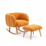 Atelier Del Sofa fotelja i tabure lotus orange | Eponuda.com
