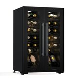 Klarstein Shiraz Weinkühlschrank| 2 Kühlzonen | Touch-Steuerung | LED-Beleuchtung | freistehend | shoptok.hr