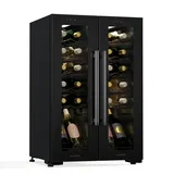 Shiraz Weinkühlschrank| 2 Kühlzonen | Touch-Steuerung | LED-Beleuchtung | freistehend