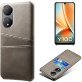 INORCO Ovitek za telefon z zaščito pred padci za vivo Y100 5G, dvojne reže za kartice, PU usnjen ovitek za osebni računalnik, (22035995) Cene