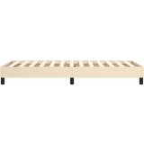  Okvir za krevet s oprugom krem 90x190cm od tkanine | shoptok.hr