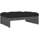 Maison Chic Vrtni stolček - Vrtni stoli za noge siv 120x80 cm trdna borovina JS930, (21877913) Cene