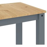  Blagovaonski stol PANAMA sivi 112x60x75 cm od masivne borovine | Eponuda.com
