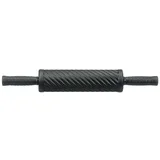 Valjak za fascijalni trening s valovima i drškama, crni