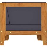 vidaXL Modularna kutna sofa i tamnosivi jastuci masivno bagremovo drvo | shoptok.hr