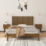 Zidno uzglavlje boja meda 146x3x63 cm masivna borovina | shoptok.hr