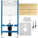 Rea Ugradbeni (podžbukni) okvir za WC školjku T Brush Gold | shoptok.hr