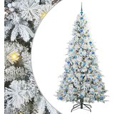 vidaXL Umjetno božićno drvce s nogom s stalakom Zelena 210 cm PE i PVC | shoptok.hr